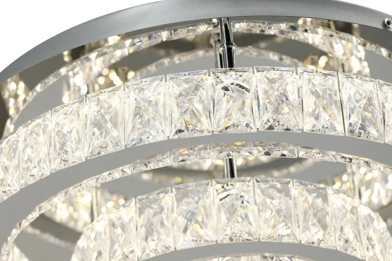 POCOline LED-Deckenleuchte Hanna Metall B/H/L: ca. 50x15,5x50 cm