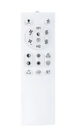POCOline LED-Deckenventialor Eliana silber H/D: ca. 16x50 cm