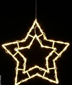 POCOline LED-Fensterbeleuchtung warmweiß Kunststoff B/H/L: ca. 1x44x44 cm