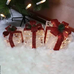 POCOline LED-Geschenkbox warmweiß Kunststoff