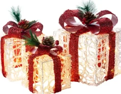 POCOline LED-Geschenkbox warmweiß Kunststoff