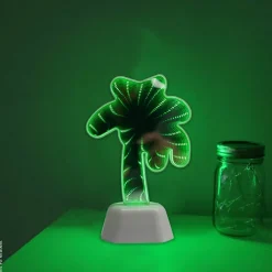 POCOline LED-Infinityleuchte Kaktus B/H/L: ca. 7,2x19x7,7 cm