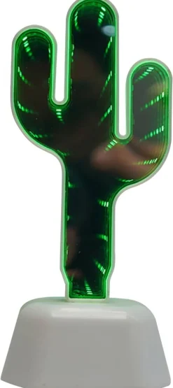 POCOline LED-Infinityleuchte Kaktus B/H/L: ca. 7,2x19x7,7 cm