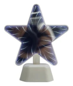 POCOline LED-Infinityleuchte Stern B/H/L: ca. 7,2x19x15,5 cm
