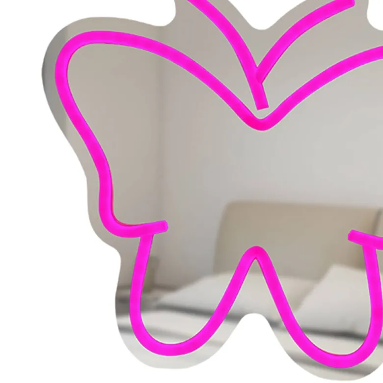 POCOline LED-Neonleuchte Butterfly B/H/L: ca. 25x1,6x28,5 cm