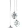 POCOline LED-Pendelleuchte Della Chrom B/H/L: ca. 35x120x35 cm