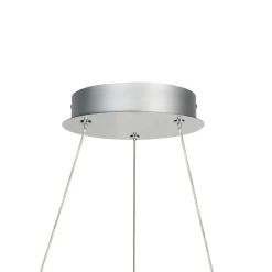 POCOline LED-Pendelleuchte Giorgia Chrom Acryl Metall H/D: ca. 120x45 cm