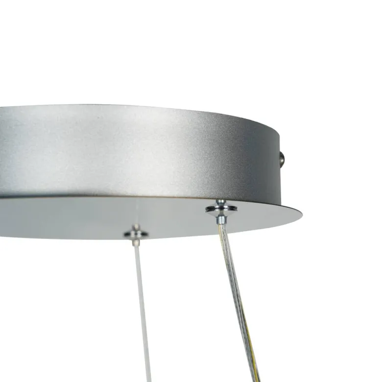 POCOline LED-Pendelleuchte Giorgia Chrom Acryl Metall H/D: ca. 120x45 cm