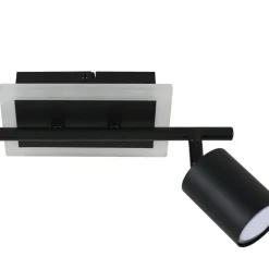 POCOline LED-Spot 2-flg. Akshan schwarz Metall B/H: ca. 39x10 cm 2 Brennstellen