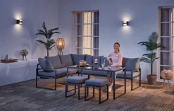 POCOline Loungeset Madrid anthrazit Stahl
