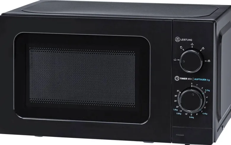POCOline Mikrowelle MM720C2GX-PM schwarz Metall B/H/T: ca. 44x26x33 cm ca. 20 l