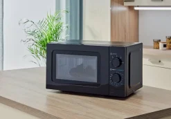 POCOline Mikrowelle MM720C2GX-PM schwarz Metall B/H/T: ca. 44x26x33 cm ca. 20 l