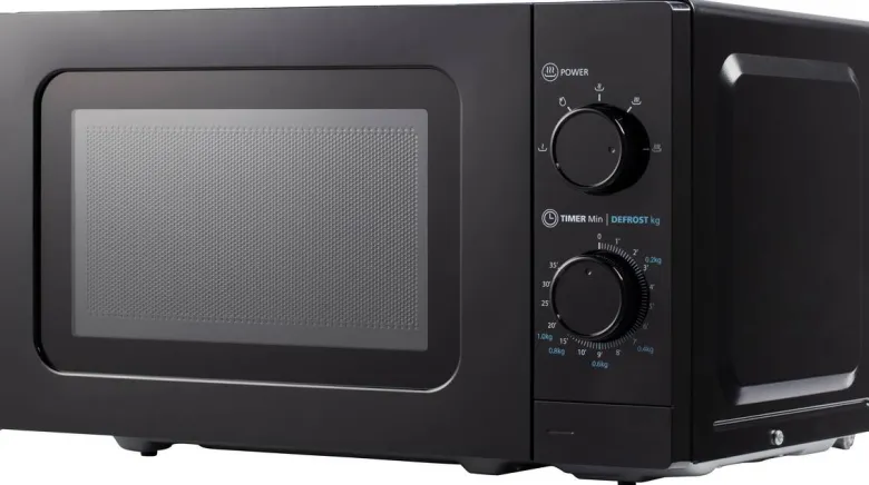 POCOline Mikrowelle MM720C2GX-PM schwarz Metall B/H/T: ca. 44x26x33 cm ca. 20 l