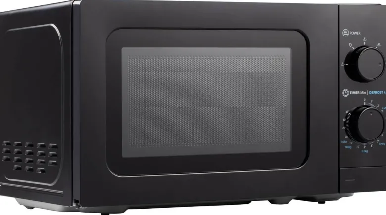 POCOline Mikrowelle MM720C2GX-PM schwarz Metall B/H/T: ca. 44x26x33 cm ca. 20 l