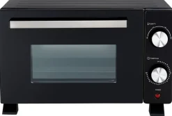 POCOline Mini-Backofen schwarz Metall B/H/L: ca. 29,6x23,1x39,1 cm ca. 9 l