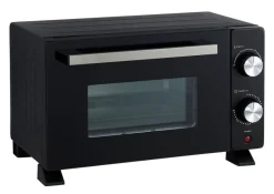 POCOline Mini-Backofen schwarz Metall B/H/L: ca. 29,6x23,1x39,1 cm ca. 9 l