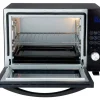 POCOline Mini-Backofen schwarz Glas B/H/L: ca. 38,4x37,2x53,6 cm ca. 36 l