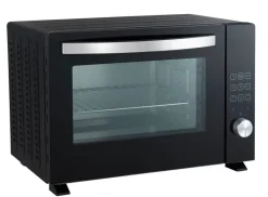 POCOline Mini-Backofen schwarz Glas B/H/L: ca. 38,4x37,2x53,6 cm ca. 36 l