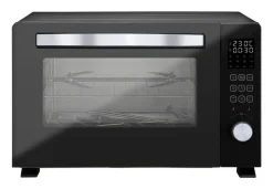 POCOline Mini-Backofen schwarz Glas B/H/L: ca. 38,4x37,2x53,6 cm ca. 36 l