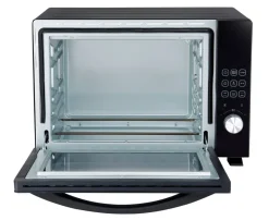 POCOline Mini-Backofen schwarz Glas B/H/L: ca. 38,4x37,2x53,6 cm ca. 36 l
