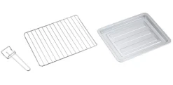 POCOline Mini-Backofen silber Glas B/H/L: ca. 42,6x35,7x51,1 cm ca. 30 l