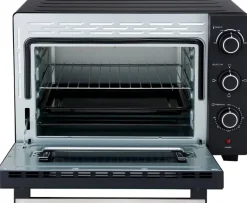 POCOline Mini-Backofen silber Metall B/H/L: ca. 42,6x33,7x51,1 cm