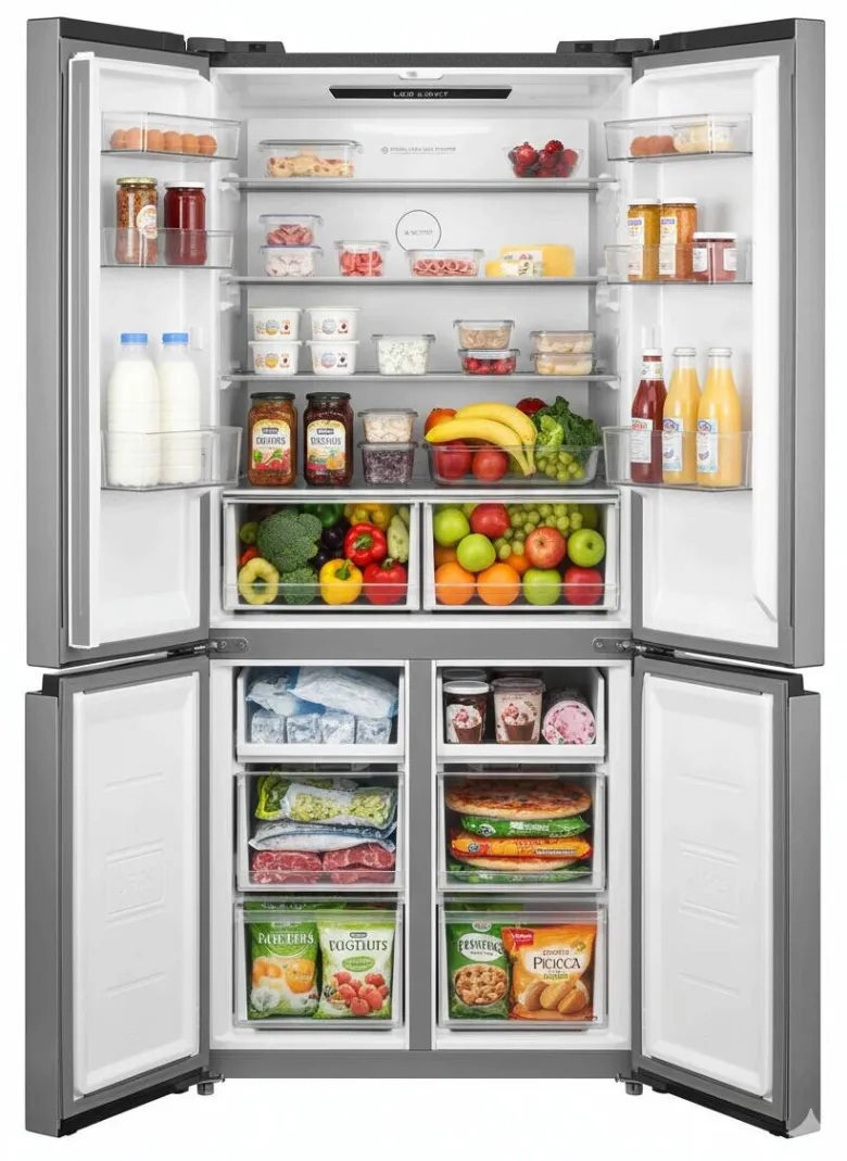 POCOline Multi-Door Kühl-/Gefrierkombination MD-190-513-CIXWDDNF Inox B/H/T: ca. 83x189,8x65,3 cm