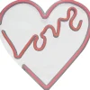 POCOline Neon Wandleuchte Love rot B/H: ca. 35x33 cm