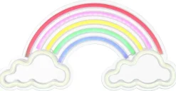 POCOline Neon Wandleuchte Rainbow multicolor B/H: ca. 40x42 cm
