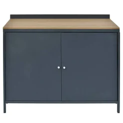 POCOline Outdoor-Küchenmodul anthrazit Aluminium B/H/L: ca. 110x89x61,5 cm