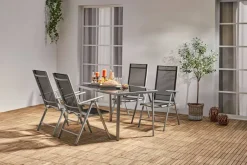 POCOline Patioset grau Alu