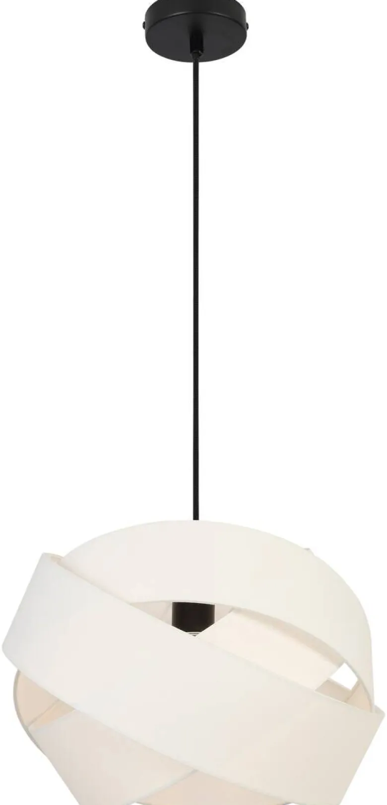 POCOline Pendelleuchte Amumu weiß Metall H/D: ca. 120x38 cm E27 1 Brennstellen