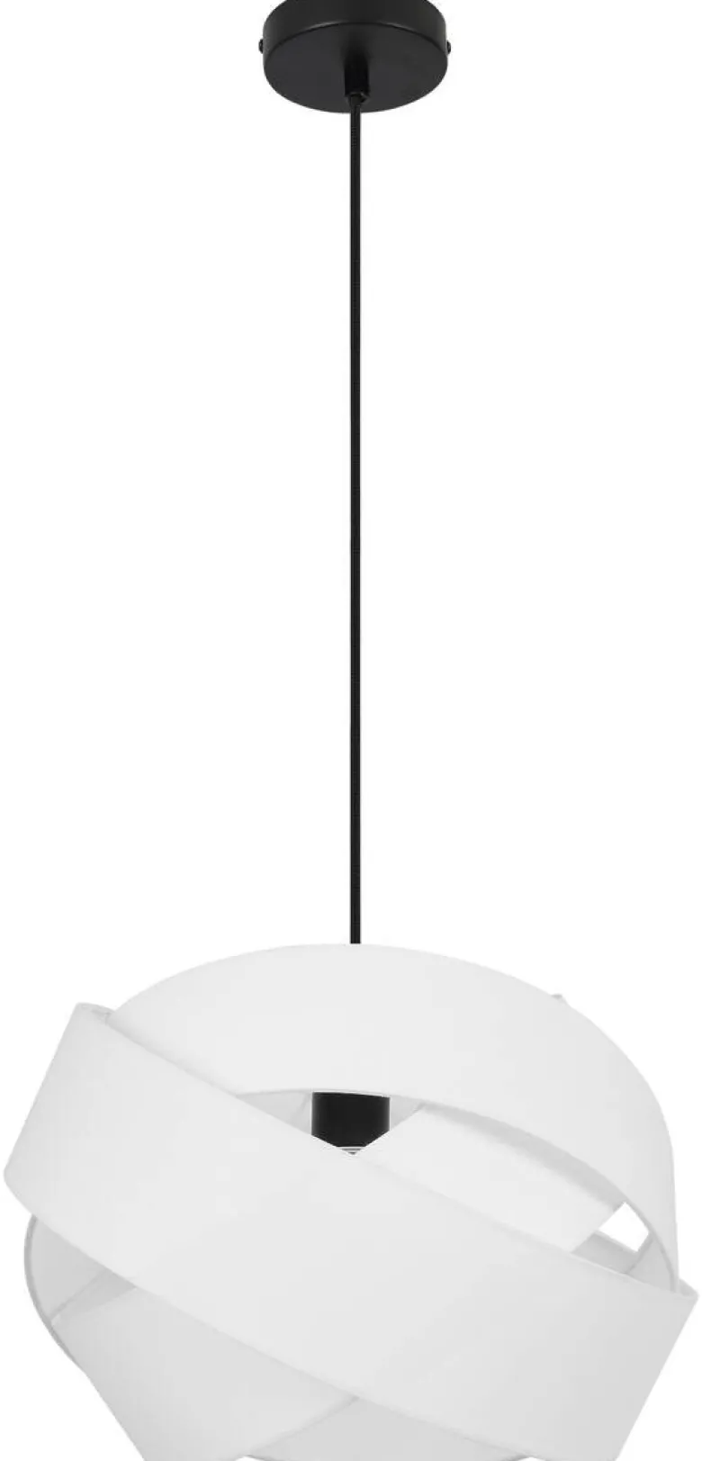 POCOline Pendelleuchte Amumu weiß Metall H/D: ca. 120x38 cm E27 1 Brennstellen