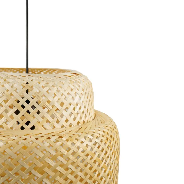 POCOline Pendelleuchte Bamboo natur Bambus H/D: ca. 120x40 cm null 1 Brennstellen