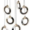 POCOline Pendelleuchte Bendik schwarz Chrom Metall Kunststoff D: ca. 40 cm