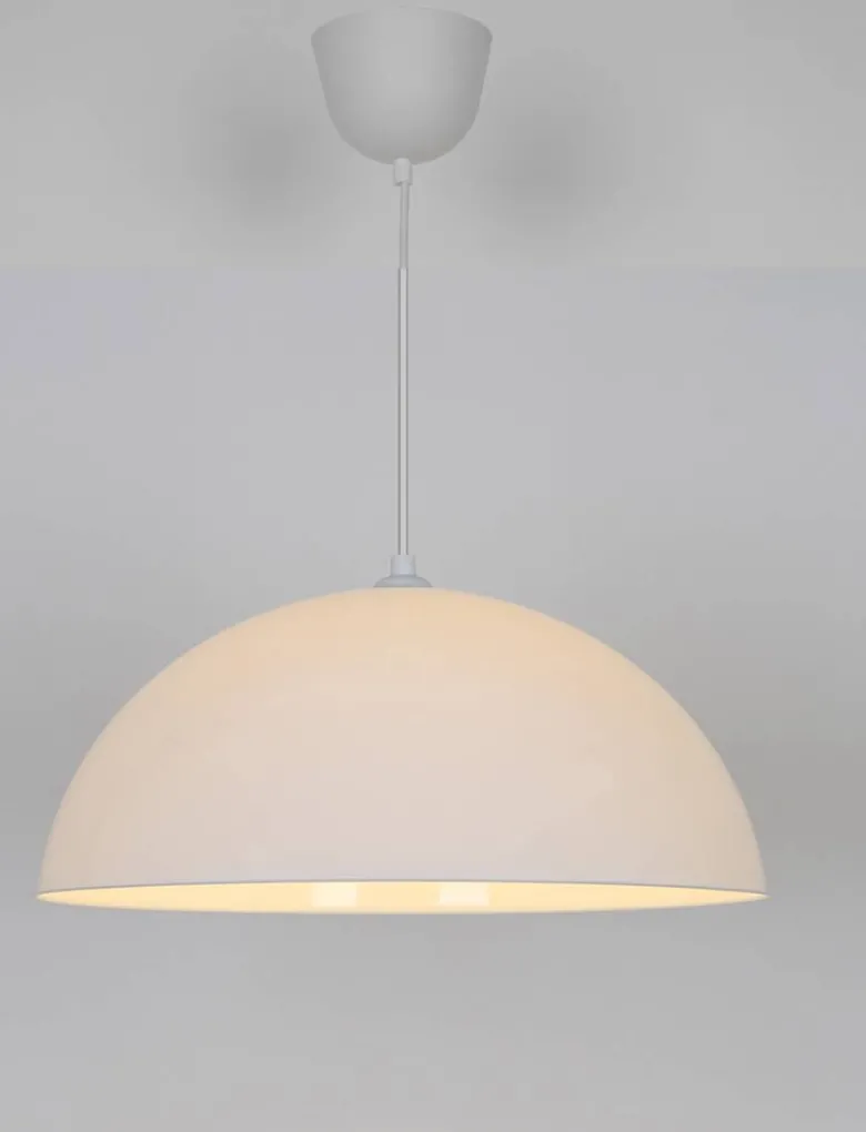 POCOline Pendelleuchte Lina weiß Kunststoff H/D: ca. 120x39,5 cm E27 1 Brennstellen