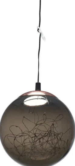 POCOline Pendelleuchte Nineveh braun Kunststoff D: ca. 18 cm