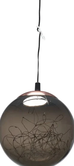 POCOline Pendelleuchte Nineveh braun Kunststoff D: ca. 18 cm