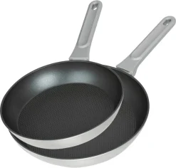 POCOline Pfannenset silber Aluminium 2 tlg.