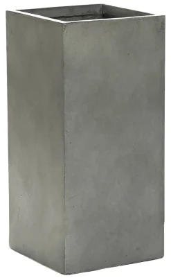 POCOline Pflanzgefäß hellgrau Faserton B/H/L: ca. 28x60x28 cm