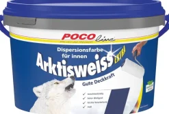 POCOline Raumfarbe Arktisweiß weiß ca. 5 l