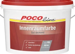 POCOline Raumfarbe Innenraumfarbe weiß ca. 10 l