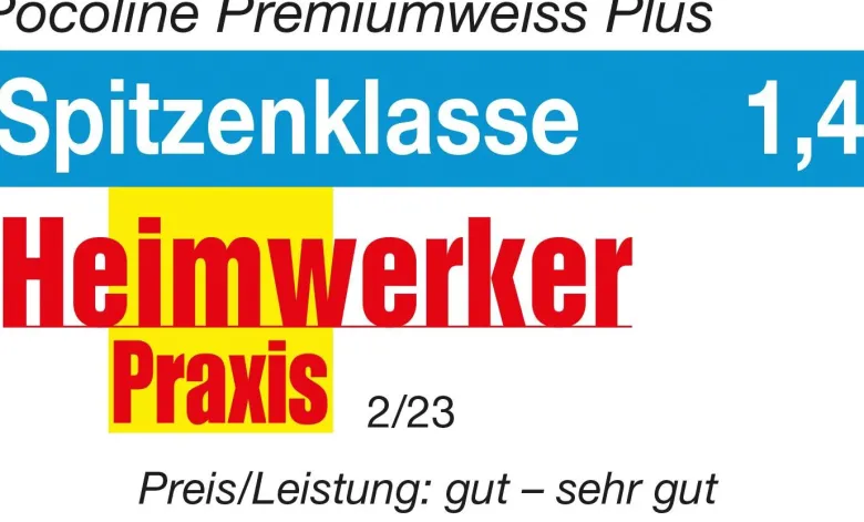 POCOline Raumfarbe Premium Plus weiß ca. 0,1 l