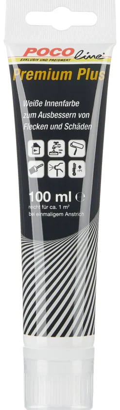 POCOline Raumfarbe Premium Plus weiß ca. 0,1 l