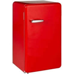 POCOline Retro Kühlschrank KS84-93ESG rot B/H/T: ca. 49x84x46 cm