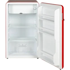 POCOline Retro Kühlschrank KS84-93ESG rot B/H/T: ca. 49x84x46 cm