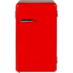 POCOline Retro Kühlschrank KS84-93ESG rot B/H/T: ca. 49x84x46 cm