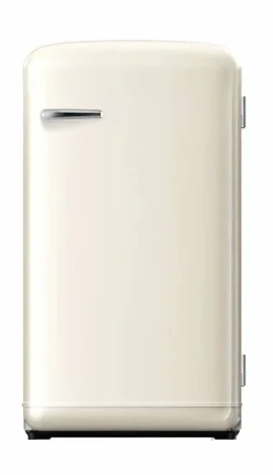 POCOline Retro Kühlschrank KS84-93ERM creme B/H/L: ca. 49x84x46 cm