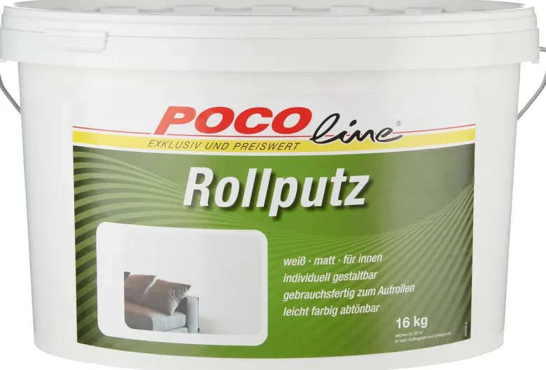 POCOline Rollputz weiß ca. 16 l