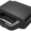 POCOline Sandwichtoaster schwarz Metall Kunststoff B/H/L: ca. 23,3x9,4x23,5 cm